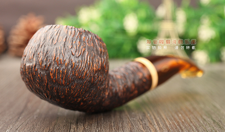 意大利brebbia芭比石楠木烟斗 忍者岩刻NINJA ROCK 602-1