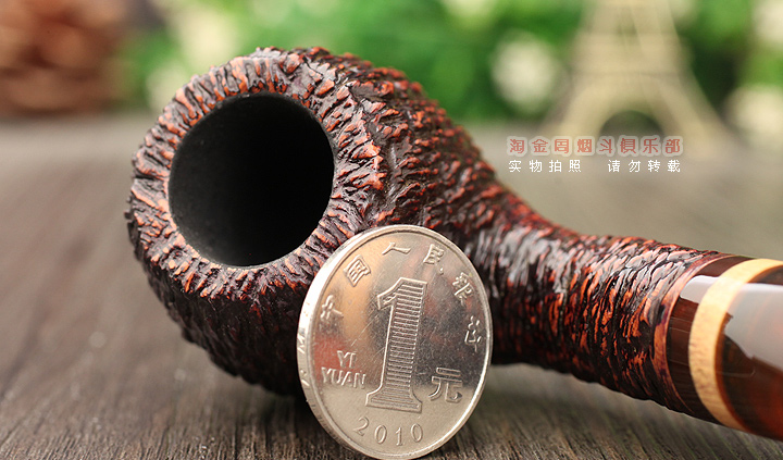 意大利brebbia芭比石楠木烟斗 忍者岩刻NINJA ROCK 834-5