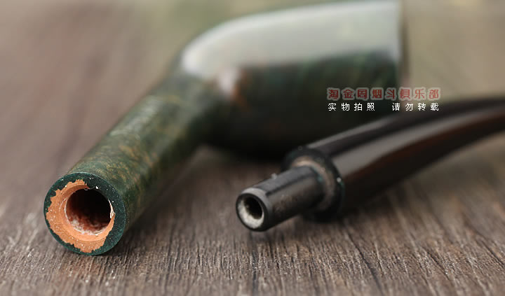 法国CC 石楠木烟斗 TOM POUCE 入门烟斗 深绿色-6