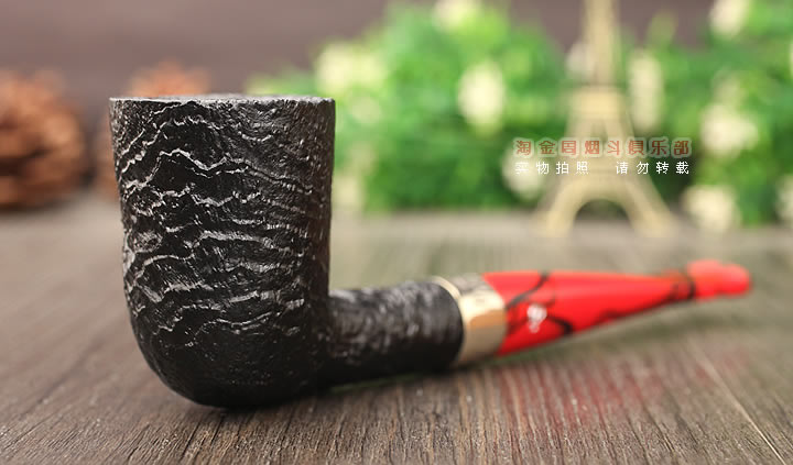 爱尔兰彼得森peterson 石楠木烟斗 Dracula德古拉喷砂 120-1