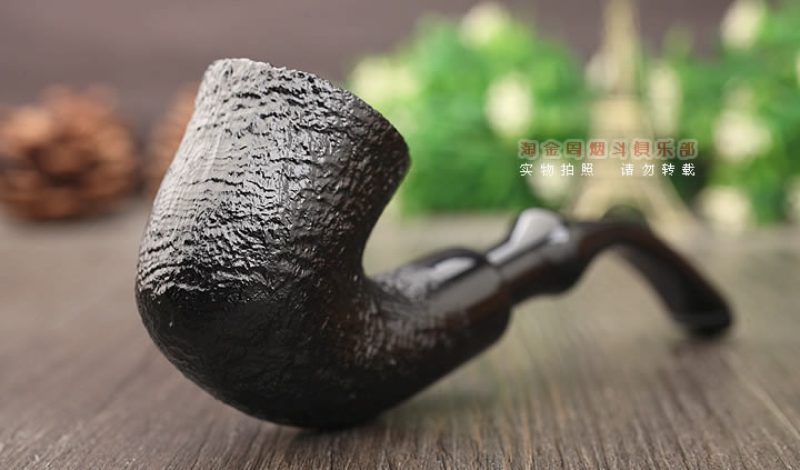 爱尔兰彼得森Peterson石楠木烟斗 2025年万圣节纪念系统斗喷砂 305-1