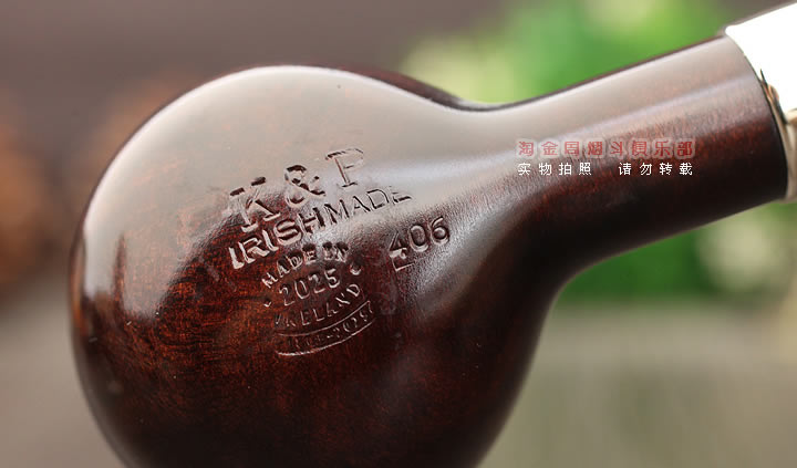 彼得森Peterson 石楠木烟斗 Irish Made Army爱尔兰军插深色光面 406-7