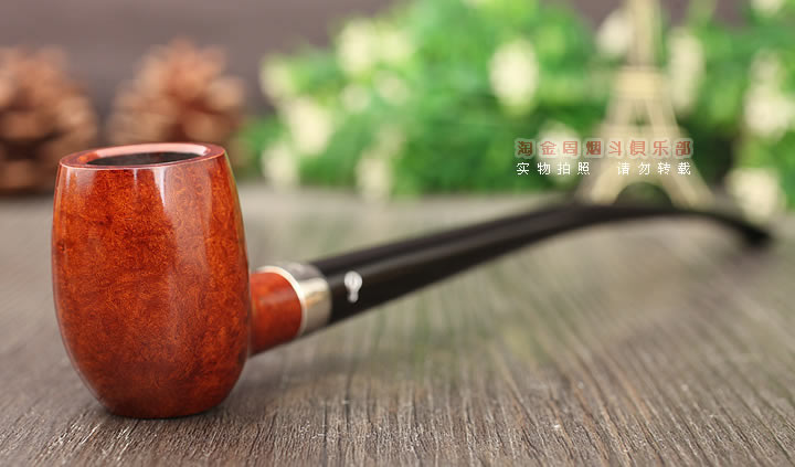 爱尔兰彼得森peterson石楠木烟斗 丘吉瓦登阅读斗 光面酒桶-1